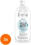 Delia Cosmetics Set 3 x Apa Micelara Hidratanta Delia Clean Skin, 500 ml