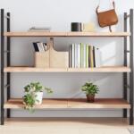 vidaXL kezeletlen tömör tölgyfa fali polc 140x60x(2-4) cm (363586)