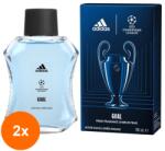 Adidas Set 2 x After Shave Adidas UEFA Goal Men, 100 ml