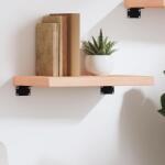 vidaXL kezeletlen tömör tölgyfa fali polc 40x30x(2-4) cm (363507)