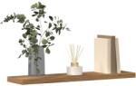 vidaXL 4 db kézműves tölgy színű szerelt fa fali polc 40 x 10 x 1, 5 cm (856290)