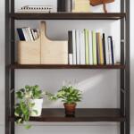 vidaXL sötétbarna kezelt tömör tölgyfa fali polc 80x50x(2-4) cm (363789)