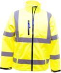 Yoko Férfi HiVis Sofshell kabát 3XL sárga