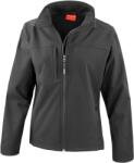 RESULT Női Softshell Premium 3 rétegű teljesítmény kabát (vízálló, szélálló és M fekete