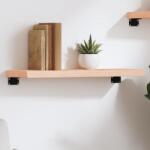 vidaXL kezeletlen tömör tölgyfa fali polc 60x20x4 cm (363522)