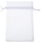  Organza tasak 12x9cm 6db/csomag fehér
