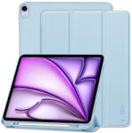 Apple iPad Air 13 (2024 / 2025), mappa tok, közepesen ütésálló, érintőceruza tartó, érintőceruza nélkül, Smart Case, TP SC Pen Holder, világoskék - tok-shop