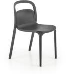  Scaun din plastic negru K490