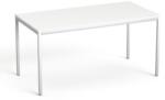 MAYAH Általános asztal fémlábbal, 75x150 cm, MAYAH Freedom SV-39 , fehér (SV-39 F/ IBXA39F)