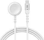 Tech-Protect MC01 mágneses töltő Apple Watch USB-C 1.2m, fehér