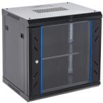 AsyTech Rack perete 12U 19' 600x450, capacitate incarcare 60 Kg, negru - ASYTECH Networking ASY-12U-6045WL (ASY-12U-6045WL)