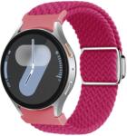  FONÁSOS Nylon szíj a Samsung Galaxy Watch 7 (40 / 44 mm) RASPBERRY készülékhez