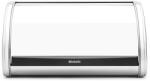 Brabantia Roll Top kenyértartó halkan záródó, befelé gördülő fedéllel, 316mm széles, 1 kenyérhez, ívelt forma, r. m. acél, fényes - 339585 (339585)