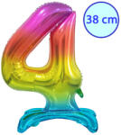 GoDan S. A Fólia lufi, 4, talpas, szivárványos, 38 cm