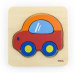 Viga Toys Fa képes kirakó puzzle Viga Autó