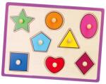 Viga Toys Gyermek fa puzzle Viga Geometriai alakzatok - lubeka