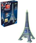 Ravensburger - Puzzle 3D turnul Eiffel lumineaza in intuneric 216 piese (RVS3D11591) - ejuniorul