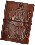 Jovy Agenda-Jurnal GANESHA, Coperta Piele Ecologica, 100 File, 13x10x2 cm
