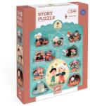 DJECO Story Puzzle - Pinokkió 54 db-os (DJ07052)