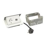 Legrand 1 Plug + 2 USB (654823)