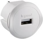 Legrand Зарядно устройство Legrand 050680, от контакт към USB-A(ж), 5V/1.5A, бяло (050680)