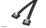 Akasa - Proslim - SATA adatkábel - fekete - 30cm - AK-CBSA05-30BK (AK-CBSA05-30BK)