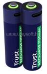 Trust 25584 újratölthető AA elem USB-C csatlakozással 2db (TRUST_25584) (TRUST_25584)