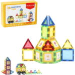 Magplayer Set de constructie magnetic 3D - 38 piese (EDUC-MPL2-38) Jucarii de constructii magnetice