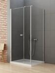 NEW TRENDY New Soleo cabină de duș 110x110 cm pătrat crom luciu/sticlă transparentă K-0637 (K0637)