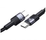 USAMS Type-C - Type-C adatkábel 60W, 120cm fekete (SJ724USBSG01) (SJ724USBSG01)