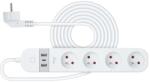 Retlux Prelungitor inteligent cu întrerupător Retlux 4Z + 2xUSB-A+1xUSB-C 1, 5m Wi-Fi Tuya alb (FT1078)