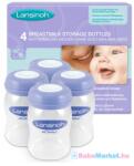 Lansinoh anyatejtároló palackok 160ml 4db - babamarket - 6 990 Ft