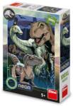  Puzzle neon Jurasic World, 100 piese, Dino Toys RB38425 Puzzle