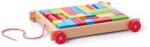 Woodyland Jucarie din lemn - Carucior cu cuburi (90007) - ookee