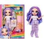 MGA Entertainment Rainbow High Junior High PJ Party - Violet (Purple), Doll (503705-EUC) - vexio Papusa