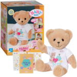 Zapf Creation BABY born Singing Teddy German, Cuddly Toy (837962) - vexio Papusa
