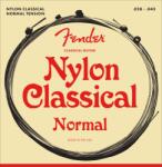 Fender 100 Clear/Silver Nylon Classic- Tie End 28-43