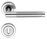 Gomboss/perfekto Cecil (Panama) Körrozettás Rozsdamentes Inox Csak Kilincs Felső Rozettán (70-000093-50-K)