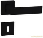 Gomboss/Perfekto Tímea Black Line Kerek Rozettás (Fém Alaplappal) Fekete Szín Csak Kilincs Felső Rozettán (50-000073-50-K)