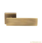 MANITAL Spring Olasz Négyzetrozettás Bronz Csak Kilincs Felső Rozettán (40-601116-50-K)