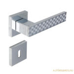 Gomboss/perfekto Chess G13 Négyzetrozettás Fényes Króm PZ (20-601252-52)