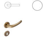 Gomboss/perfekto Pira Körrozettás F4 Alu Bronz PZ Gomb/Kilincs (64-000056-52-GK)