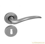 Lartech-Maestro Kyra - Mirage Olasz Szatén Króm Felület Csak Kilincs Felső Rozettán (Maestro) (25-601154-50-K)