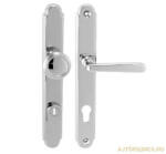 Nestori Italy Olasz Alt Wien Biztonsági Cilindervédővel Fényes Króm 90 mm PZ Gomb/Kilincs (20-Z00050-12-GK)