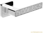 METAL-BUD Glamour Négyzetrozettás Fényes Króm Fehér Kristály betéttel PZ (20-601124-52)