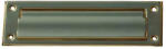 Gomboss Levélbedobó Lemezes Réz Lakkozott Kicsi 254*73 mm (10-F00021-65)