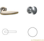 MANITAL Carmen Kilincsgaranitúra Sárga Betéttel Matt Nikkel PZ Gomb/Kilincs (24-600141-52-GK)