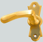 Gomboss/perfekto Alt Wien Ablak "L" Kilincs Hajlított Szatén Súrolt Réz (15-600008-50)