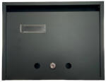 Gomboss/Perfekto Lépcsőházi Postaláda (Florida) 350mm X 270mm X 60mm Felfele Nyíló Névjegy Antracit (65-P20021-64)