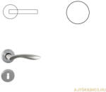 Gomboss/Perfekto Detroit Körrozettás F1 Alu Ezüst PZ Gomb/Kilincs (61-000058-52-GK)